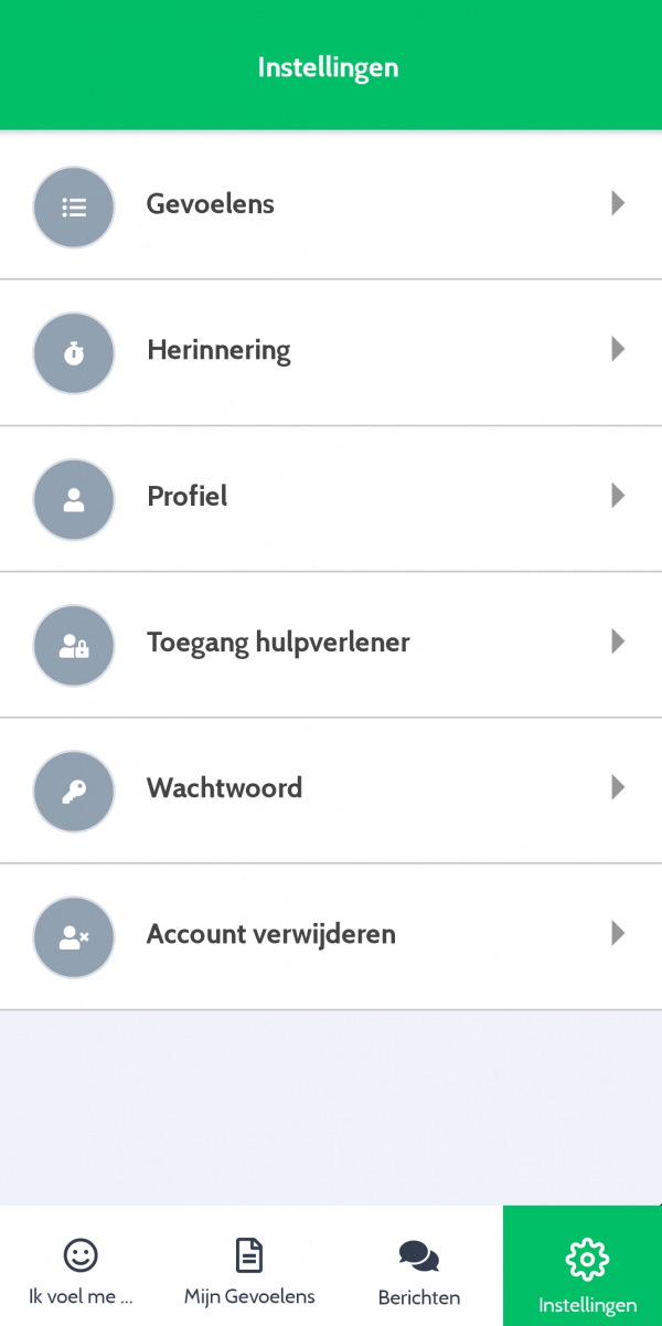 Selecteer jouw vertrouwenspersonen